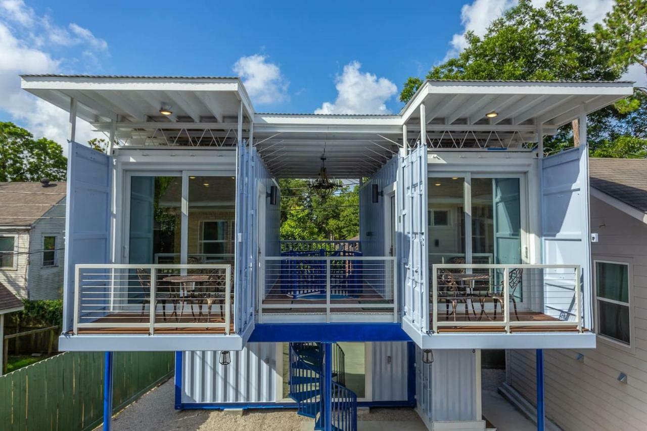 East Downtown Mico-Luxe Container Living Pod #8 Apartment Houston Bagian luar foto